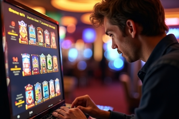 แสดงภาพการเลือกเกมสล็อต RTP สูง